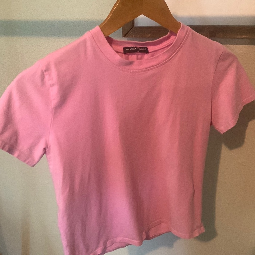 Brandy Melville pink crop top